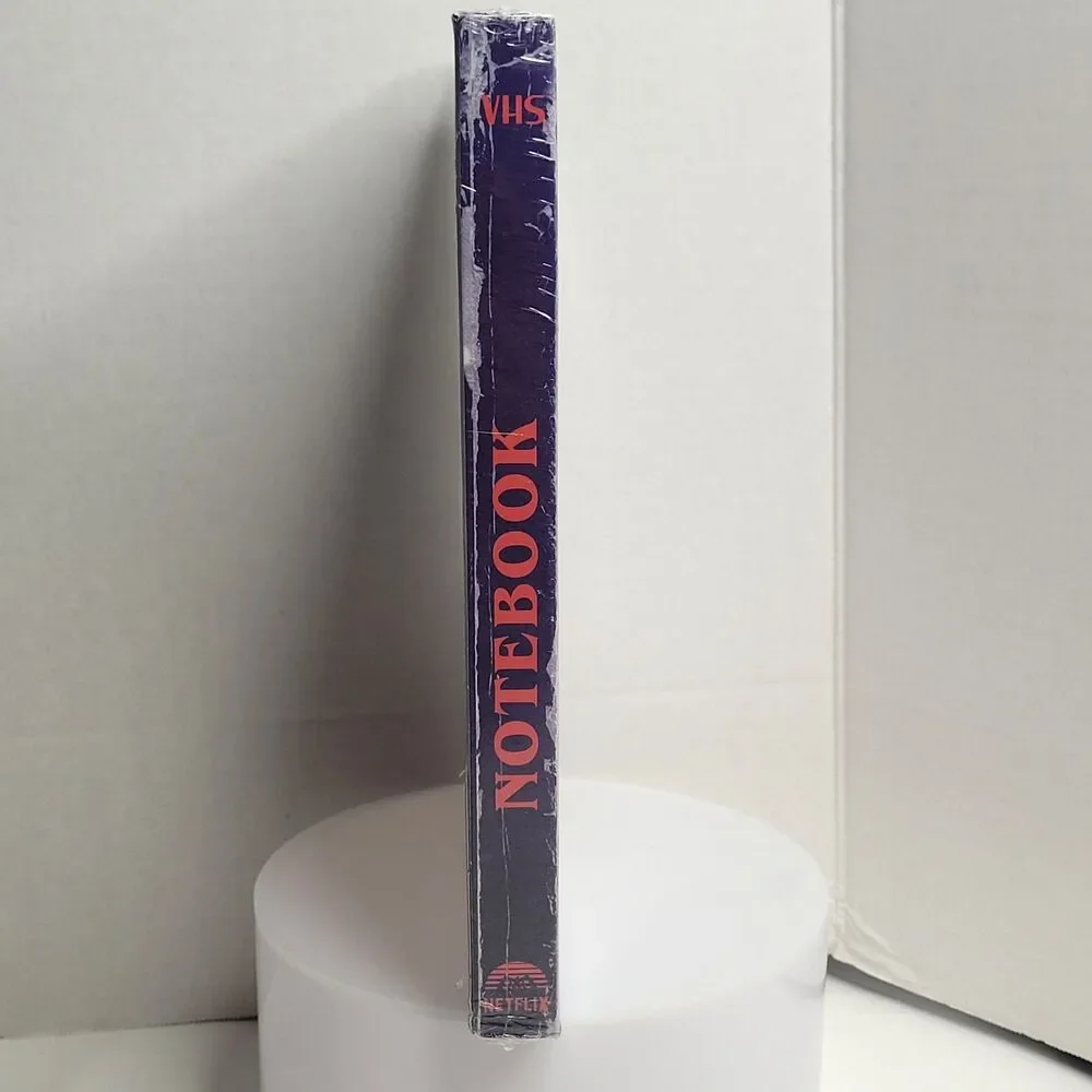 Stranger Things VHS Tape A5 Notebook Hardcover BoxLunch Grid Journal New